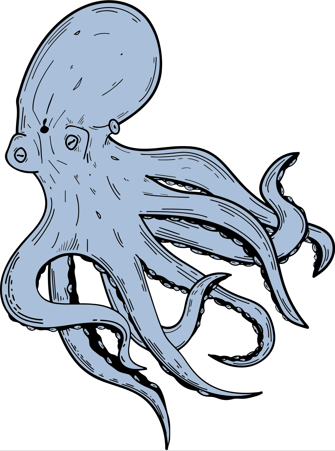Supplied octopus mark for GFB, shown as a pre-launch creative reference